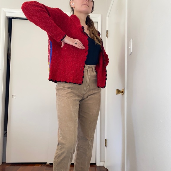 We Can Do It! Cardigan, upcycled, homemade - Picture 2 of 4